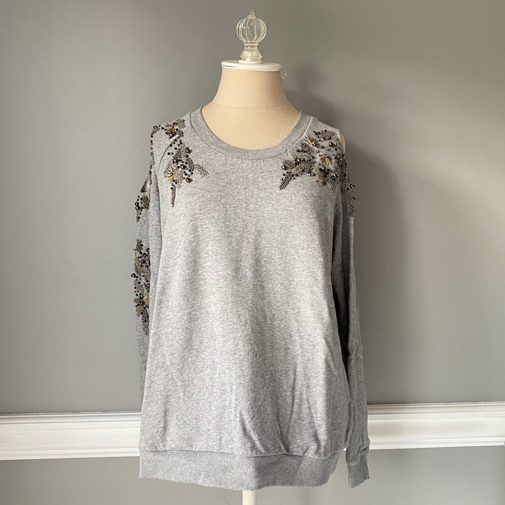 Anthropologie Deletta Twilight Ivy Sweatshirt